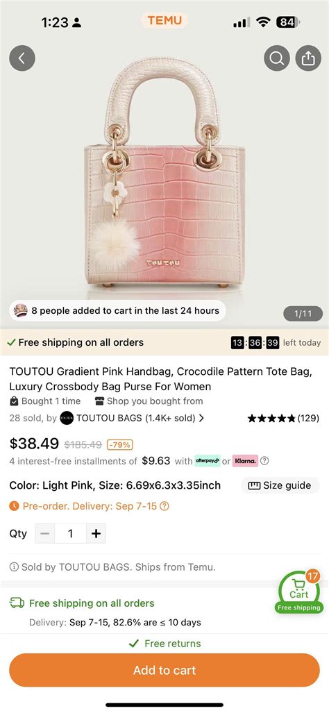 Found a gem on Temu! : r/handbags 